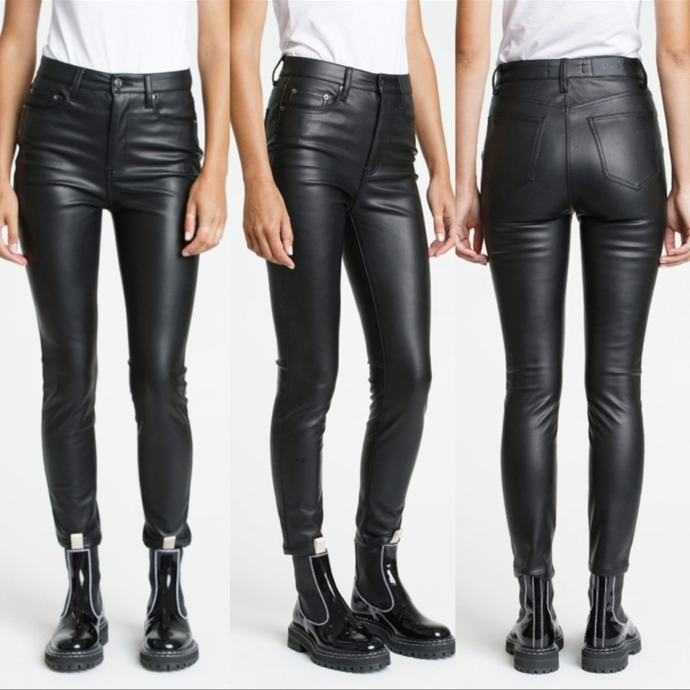Pistola Onyx Aline High Rise Faux Leather size 30